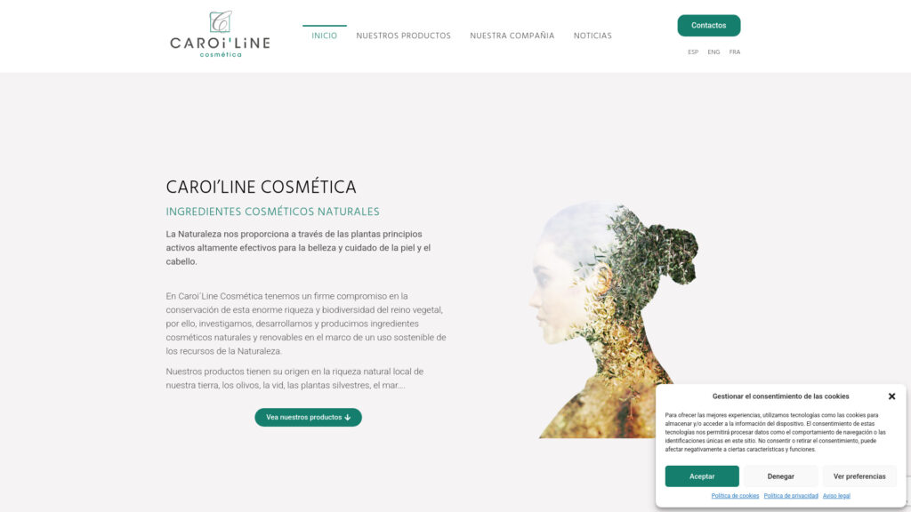 Cover image for Caroi'Line Cosmetica : GPS Coordinates 42.20797 ; -8.50998