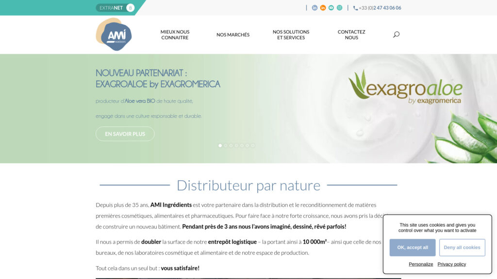 Cover image for AMI Ingredients : GPS Coordinates 47.21451 ; 0.834066