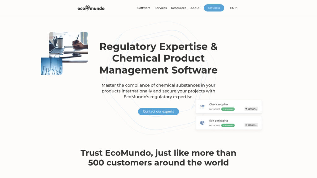 Cover image for Ecomundo : GPS Coordinates 48.8224271 ; 2.2587442