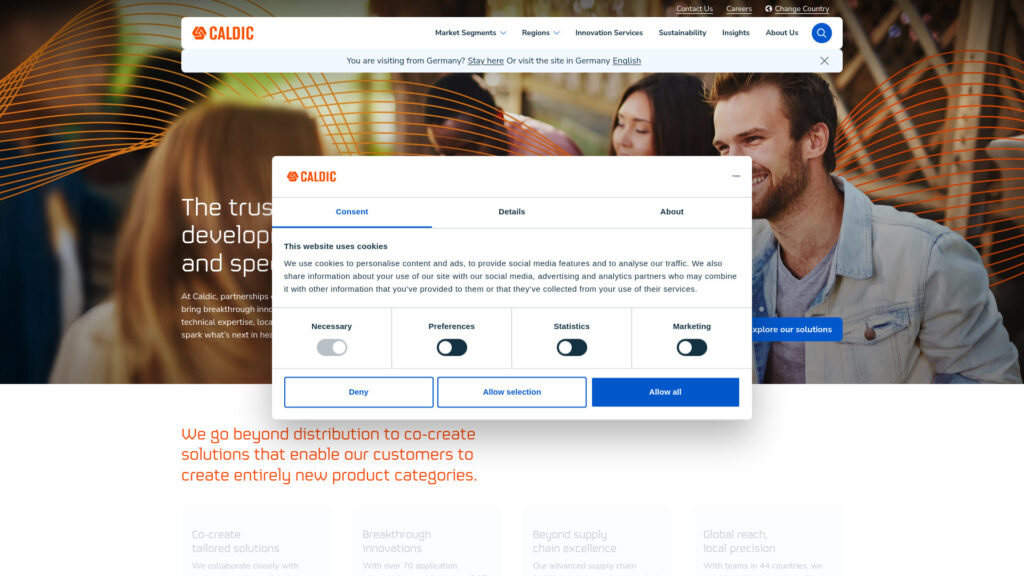 Cover image for Caldic B.V. : GPS Coordinates 51.9067686 ; 4.4738846