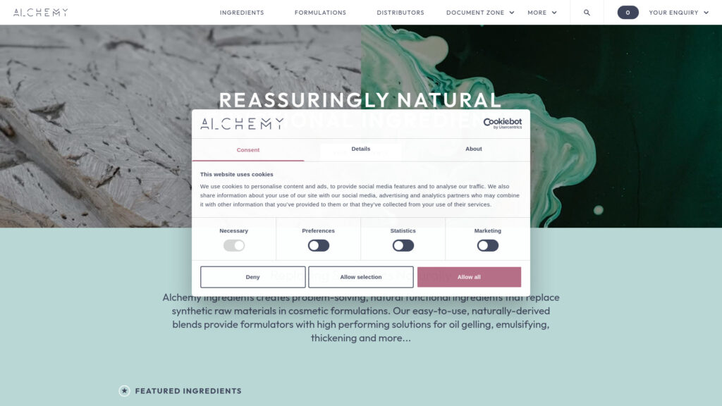 Cover image for ALCHEMY INGREDIENTS LIMITED : GPS Coordinates 51.4055213 ; -0.6784551