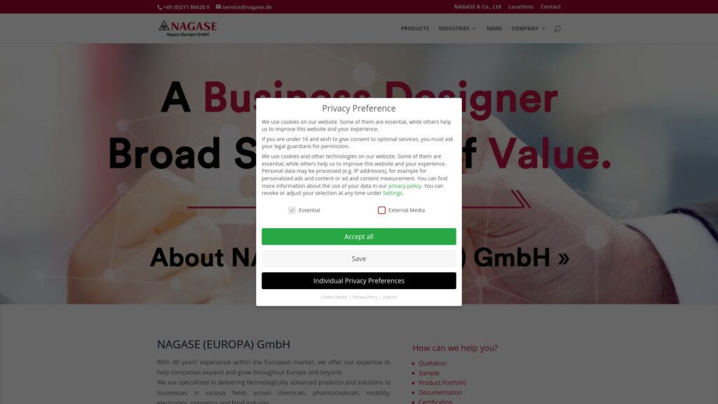 Cover image for Nagase : GPS Coordinates 51.2172208 ; 6.8040128